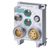 SIMATIC DP, CONNECTING BLOCK M12, 7/8" FOR ET200ECO, 2 X M12 AND 2 X 7/8", 2 ROTARY CODING SWITCH FOR PROFIBUS-DP, ADDRESS SETTING (Siemens)